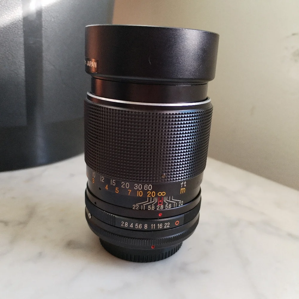 Kenlock Automatic 135mm f/2.8 Telephoto Lens 58mm Japan Vintage Manual Focus